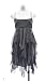 Free People Mineral Grey Disco Dot Chiffon Dress