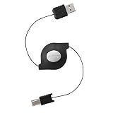 ELECOM 巻き取り式USB1.1ケーブル USB(A)オス-USB(B)オス 1.5m USB-RL15