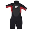Billabong Junior Intruder Spring Wetsuit - Black Red