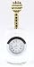 Crystal Guitar Clock