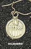 Edmonton Oilers 14K Gold Dangle Earrings