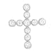 Sterling Silver CZ Cross Pendant