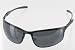 Mens Gents Designer Fashion Sunglasses Shades with Free Hard Case - Black Lens and Black Frame