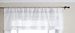 Stylemaster Elegance 60 by 14-Inch Sheer Voile Valance, White