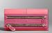 Coach Bonnie Leather Zip Slim Envelope Wallet 42541 Coral Pink