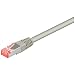 0,5m sstp CAT6 CAT 6-050 SSTP PIMF GRAU Patchkabel Kat 6 Patch Kabel S-STP 0.5 m