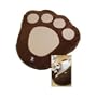 Multipet Paw-Shaped Yap Dog Bed, Fleece, Fits Medium-Size and Large Dogs