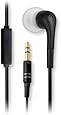 Earpollution EP-LB-MIC-BLACK Luxe MicroBud with Mic - Retail Packaging - Black
