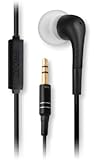 Earpollution EP-LB-MIC-BLACK Luxe MicroBud with Mic - Retail Packaging - Black