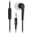 Earpollution EP-LB-MIC-BLACK Luxe MicroBud with Mic - Retail Packaging - Black