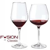 Fusion Classic Red Wine Glass Collection (Set of 8