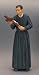 St. Gerard Patron Saint Statue - 3.5" - Ceramic Painted