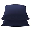 Cotton/Polyester Pillowcases - Navy
