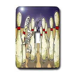 Cover image : Londons Times Funny Music Cartoons - Bowling Pin Writes Last Will And Testament - Light Switch Covers - single toggle switch