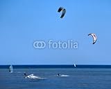 IMAGE OF Wallmonkeys Peel and Stick Wall Decals - Kite Surf Sur La Côte D'azur - 18