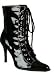 Black Patent Sexy Ankle Boot