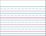 WIPE-OFF CHART HANDWRITING PAPER 22 X 28