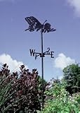 Outdoor Living : Butterfly Garden Weathervane Verdigris