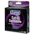 Durex Extra Sensitive Lubricated Condoms, 24-Count Boxes (Pack of 2)