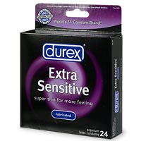 Durex Extra Sensitive Lubricated Condoms