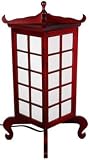 Asian Home Decor - 19 Kobe Japanese Wood & Rice Paper Shoji Lantern Oriental Lamp
