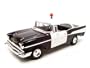 1957 UNMARKED CHEVROLET BEL AIR POLICE CAR 1:18 ERTL MODEL