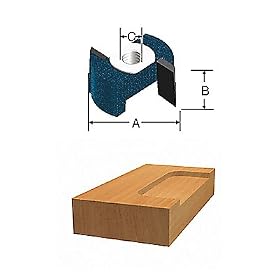 BOSCH 85635M Lock Mortising Router Bit 1-Inch