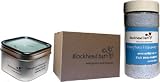 Bath Bomb Powder & Candle Gift Set - Hamptons Hideaway (ocean rain)