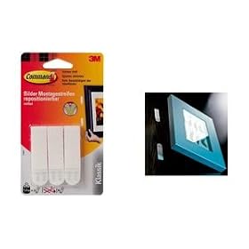 3M Command 17202 Small Picture Hanging Strips, 4-Sets by 3M