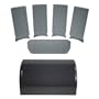 Mission fs2 AV - 5.1-channel home theater speaker system - black, silver