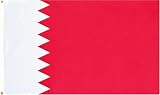 Bahrain National Country Flag - 3 foot by 5 foot Polyester (New)