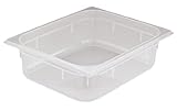 IMAGE OF Paderno World Cuisine 12 1/2 inches by 10 1/2 inches Polypropylene Hotel Food Pan - 1/2 (depth: 7 7/8 inches)