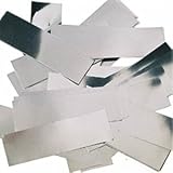 Details zu "Riesen-Folien-Konfetti, silber, rechteckig, 25 gr."