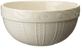 Signature Housewares Sorrento 120-Ounce Large Mixing Bowl, Ivory