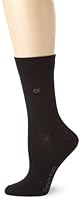 Calvin Klein Women's 3 Pack Flat Rib Crew Socks