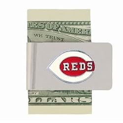 Cincinnati Reds Pewter Money Clip