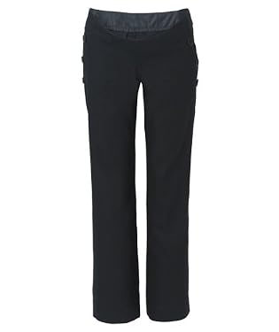 Maternity Black Linen Wide Leg Trousers