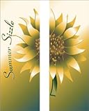 30 x 60 IN - Seasonal Banner - Summer Sizzle Sunflower - DBL Design
