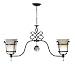 Lamp International Dafne Two Light Pendant Ceiling Light
