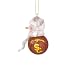 Southern California USC Trojans 2.5 Acrylic Basketball Snowman Holiday Ornament - NCAA College Athletics