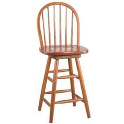 Windsor Solid Wood Swivel Bar Stools by Furniture