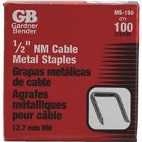Gb Electrical: 200Pk 1/2 Inches Metal Staple Ms-150