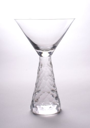 Arctic Crystal 12oz Cone Shaped Martini Glasses (Set of 4)