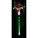 Chameleon Lily Flower Solar Garden Light with Unique Green-lit Stem
