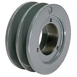 Buy 10.40 OD Double Groove Pulley Sheave for C Style V-Belt (bushing not included) #... by Leeson