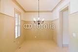 Wallmonkeys Peel and Stick Wall Decals - Unfurnished Dining Room with Wainscot - 18W x 12H Removable Graphic