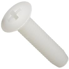 Nylon 6/6 Machine Screw, Oval Head, Phillips Drive (Metric)