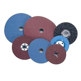 Norton Contractor Fiber Discs - 25 Pk., 4in. x 5 8, 24 Grit by Norton