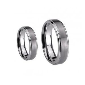 2 Ring Set 8mm Mens 6mm Women