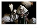 Muslim Women Worshippers Pray Inside the Golden Dome of the Rock Photographic Print, 32" x 24"